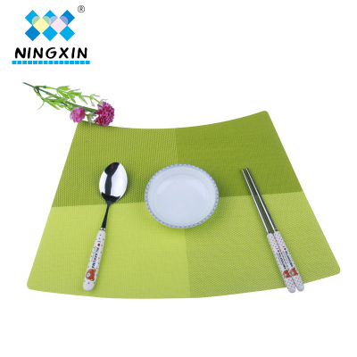 2019 New environment-friendly European and Japanese STYLE PVC western-style food mat heat mat table mat bowl mat special price