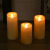 Luminous LED Electronic Candle Simulation Flame Smoke-Free Double Light Christmas Fake Candle Oblique Swing Double Light