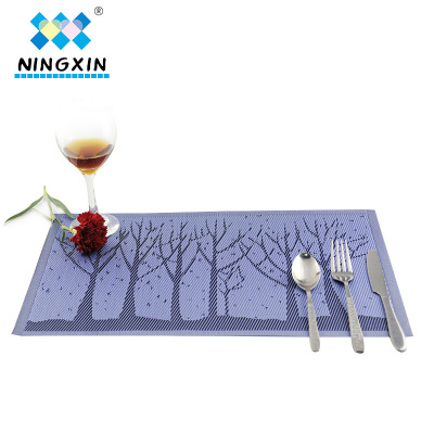 Thickened PVC meal hotel mat European heat mat table mat bowl mat wash bowl mat easy to dry wholesale and direct selling