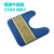 STAR MAT bathroom three-piece floor mat embossed elegant three-dimensional carpet