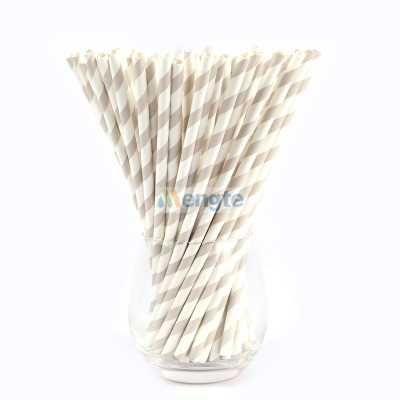 Restaurant Bar Home Outside Colorful Biodegradable Food Grade Safe Disposable paper straws