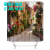 STAR MAT 3D digital shower curtain polyester waterproof printing customized three-piece floor mat shower curtain