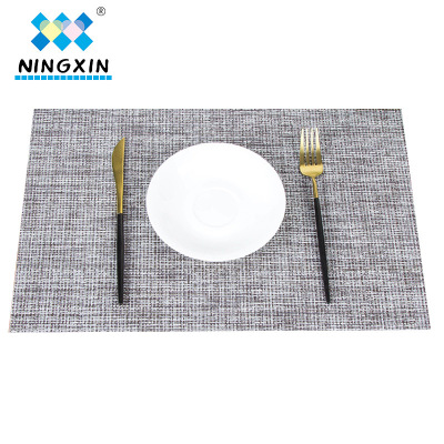 Factory Direct food mat Environmental protection 30*45 Solid color Encryption Western food mat table mat European hotel heat mat