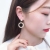 Han edition 925 small pure and fresh and new circle pearl earring female web celebrity fashion circle full drill pearl earrings
