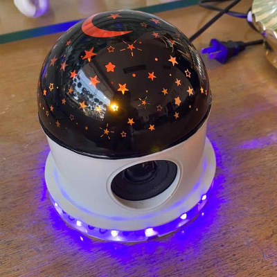 Colorful Bluetooth rotating star lamp projection lamp