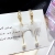 S925 silver needle temperament contracted han edition money girl pearl tassel earrings female long pendant earrings fashion