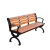 Outdoor public garbage can double dustbin lounge chair park chair airport chair row chair