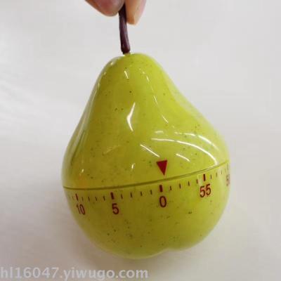 60 Minutes Winding Timer Mechanical Timer Fruit Countdown Pear Countdown Reminder