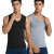 Summer Seamless men's vest wholesale ice Silk stretch trim round neck pure cotton Seamless Sport vest top