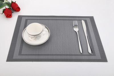 Environmental friendly non-toxic PVC budget table mat Cup, bowl, chopsticks Western-style food mat student table mat