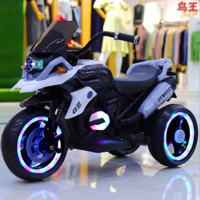 Children's electric motorcycle tricycle or drive toy car remote control battery car mount 2-8 years old