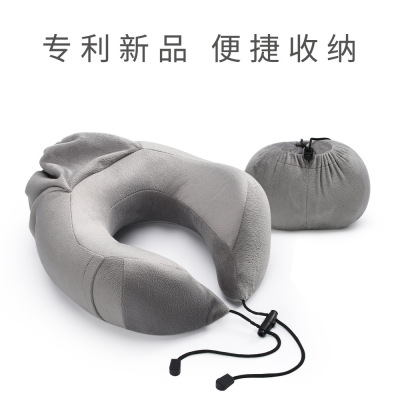 Cross - border portable u - shaped pillow cotton branded customizable u memory pillow u - shaped pillow customization