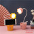 Cute Flowers Desk Lamp Learning LED Reading Dimmable USB Rechargeable Portable Student Dormitory Bedroom Bedside Night Light