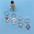 Guangdong Zinc Alloy Key Ring CD Pattern Craft Metal Keychains Fish-Shaped Keychain Customizable Logo