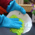 Studying oven Protective hot cover girlfriend heat heat pats five-finger gloves 130g caring Silicone gloves