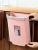 J71-Small Kitchen Trash Can Household Folding Trolley Tube Wall Hanging Classification Storage Bathroom Car Trash Can