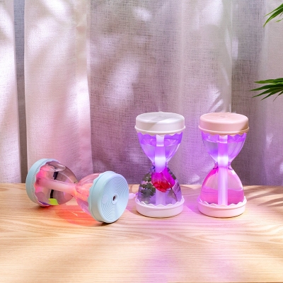 Hourglass Colorful Light USB Humidifier Creative Humidifier Fashion Humidifier Suitable for Car Car Humidifier