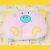 Baby Velvet Pig Embroidered Creative Modeling Pillow Anti-Deviation Head Baby Pillow Baby Pillow Pillow