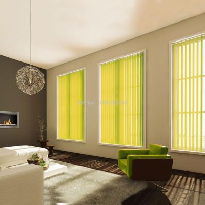 Vertical Blinds Vertical Louver Curtain Shading Office Curtain Finished Living Room Office Building Office Curtain Factory Direct Sales