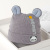 Autumn winter new baby baby hat cartoon panda newborn baby hat double thickened children hat wholesale