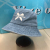 Internet Celebrity Bucket Hat Popular Bucket Hat Denim Cloth Hat Sun Hat Stylish Korean Style Hat