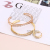 Under Web Opening Design Rhinestone wei xiang Process Copper Zircon Bracelet Rose Gold Simple Matching Bracelet