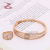 Stone Jewelry Honor Produced Gold and Silver Rose Golden & Three Colors Korean Version of the Simple Mori Style Online Influencer Ring Bracelet