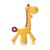 Baby deer teeth glue silicone baby teeth grinding stick long neck deer shape bite music baby toys storage box