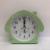 Plastic Personalized Cartoon Alarm Clock Candy Color Gift Children's Desk Clock House Square round Plum Blossom