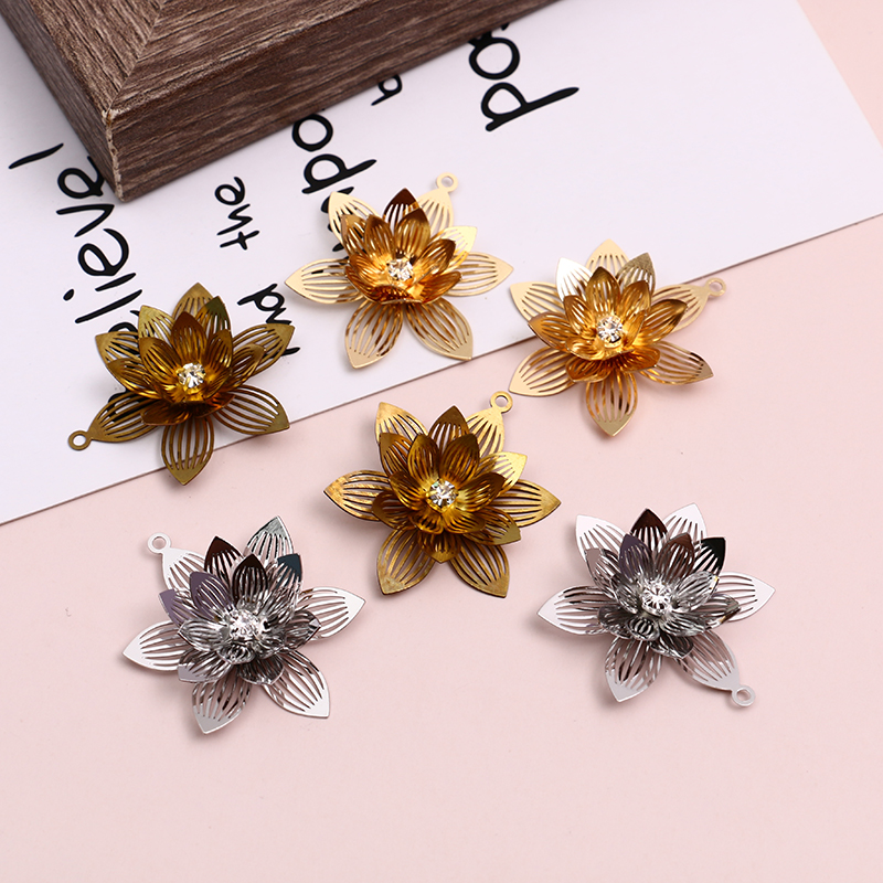 新款DIY饰品合金配件创意手工复古青铜镂空挂件吊坠