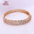 Gold and Silver Bronze Color Paragraph Micro Inlaid Zircon Hollow Bracelet Female Ring Temperament Korean Style Simple Mori Internet Influencer Jewelry