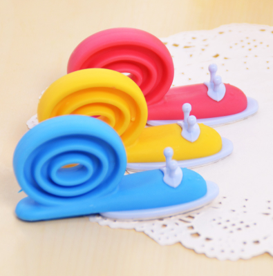 Plastic Safety door card WindProof Protection Door Clip Colorful Children Snail Safety Door Gear