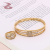 Stone Jewelry Honor Produced Gold and Silver Rose Golden & Three Colors Korean Version of the Simple Mori Style Online Influencer Ring Bracelet