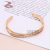 Under Web Opening Design Rhinestone wei xiang Process Copper Zircon Bracelet Rose Gold Simple Matching Bracelet