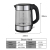 DSP large capacity 1.7L glass electric kettle high borosilicate glass electric kettle automatic power off with lamp