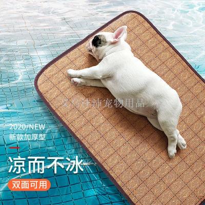 Pet supplies Summer supplies Dog mat Coral velvet dog mat summer pet mat reversible mat