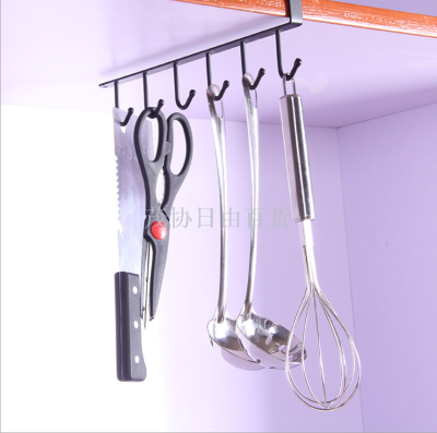 Creative metal and iron art kitchen utensil shelving