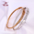 The Trend of the Ins Wind Special-Interest Design Jewelry Narrow Zircon Bracelet Ring Set 520 Birthday Gift to Send His Girlfriend