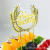 Happy Birthday Metal Plug Antlers Mr. Cake Inserting Card Birthday Party Gathering Baking Cake Decorative Flag