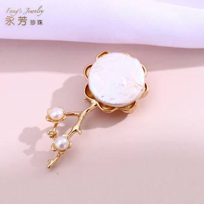 New Exotic Design Popular Pearl Stud Earrings Super Fairy Boastfulness Hong Kong Style Ear Hanging Pearl Earrings