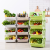 Kitchen vegetable basket shelf Household multi-functional plastic fruit and vegetable basket storage shelf