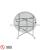 Hot Sale Outdoor Folding Plastic Furniture Round Dining Bar Table For Wedding Parties 