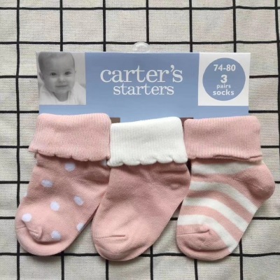 Original single Carter baby socks 0-3 years old baby socks