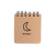 Stationery wholesale 70 page weather forecast series coil portable eye pad notebook creative notebook