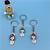 Guangdong Zinc Alloy Key Ring Metal Small Pendant Keychain Slipper Shape Alloy Key Ring