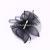 New Black Classic Retro Veil Top Hat Mesh Bow Flower Dance Party Hair Accessories Exaggerated Western Style