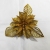 The gold powder Christmas Rose Leaf flower head Christmas decoration Supplies Factory Direct sale