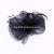 New Black Classic Retro Veil Top Hat Mesh Bow Flower Dance Party Hair Accessories Exaggerated Western Style