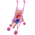 Children's Simulation Trolley Toy with Doll Boys and Girls Early Education Baby Walker Folding Blink Play House