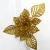 Manufacturers direct top-grade gold powder Rose Leaf flower head Christmas tree decoration supplies